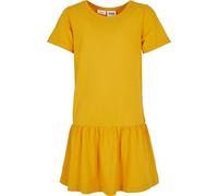 Urban Classics Mädchen Kleid Girls Valance Tee Dress, Sommer Volantkleid für Mädchen, Kurzarm, magicmango, 146/152