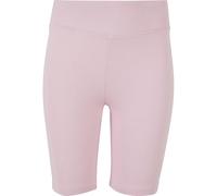 Urban Classics Mädchen High-Waist Radlerhose Rosa Größe 158/164