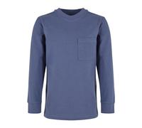 Urban Classics Jungen Sweatshirt Boys Heavy Oversized Pocket Longsleeve, Langarmshirt für Jungen, vintageblue, 134/140