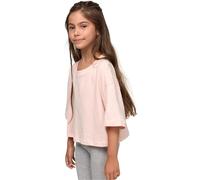 Urban Classics Mädchen T-Shirt Girls Short Kimono Tee, Oversized Crop T-Shirt für Mädchen, pink, 110/116