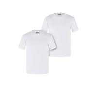 Urban Classics Mädchen T-Shirt Girls Stretch Jersey Tee 2-Pack, 2er Pack T-Shirt für Mädchen, white+white, 134/140