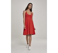 Urban Classics Damen Ladies Spaghetti Dress Kleid, Schwarz (Black 00007), 34 (Herstellergröße: XS)