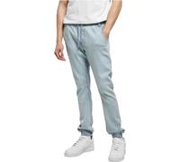 Urban Classics Knitted Denim Jogpants in Gr. 3XL in Blau
