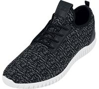 Urban Classics Knitted Light Runner Shoe, Unisex-Erwachsene Sneaker, Mehrfarbig (Black/Grey/White), 37 EU (4 UK)