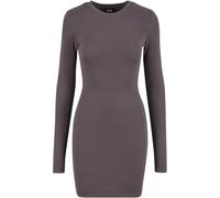 Urban Classics Kuscheliges Damen-Ripp-Jerseykleid Magnet