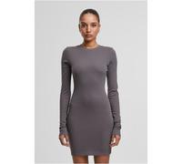Urban Classics Kuscheliges Damen-Ripp-Jerseykleid Magnet M