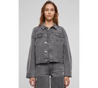 Urban Classics - Ladies 80‘s Oversized Denim New Grey Washed - Jeansjacke - Grau - L - 100% Baumwolle,Denim Grau L