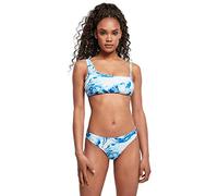 Urban Classics Ladies Asymmetric Tank Top Bikini, Ocean White, L