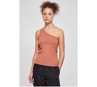 Urban Classics Damen TB2608-Ladies Asymmetric Top Trägershirt/Cami Shirt, Terracotta, M