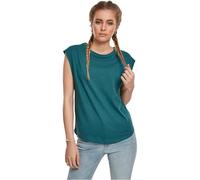 Urban Classics Damen T-Shirt Ladies Basic Shaped Türkis 5XL