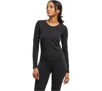 Urban Classics Ladies Basic Super Slim Longsleeve Frauen Langarmshirt schwarz