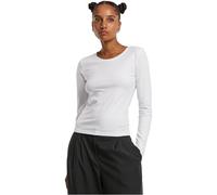 Urban Classics Ladies Basic Super Slim Longsleeve White, XXL