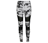 Urban Classics Ladies Camo Tech Mesh Leggings Snowcamo Größe: 5XL | Sport-Leggings Outlet | Damen | Weiß