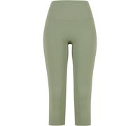 Leggings URBAN CLASSICS "Urban Classics Ladies Capri Leggings Ladies Capri Leggings", Damen, Gr. XS, US-Größen, matcha grün, 80% Nylon, 20% Elasthan, unifarben, skinny fit, Hosen (64743510-XS) matcha