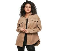 Urban Classics Ladies Classic Overshirt in Gr. S in Braun