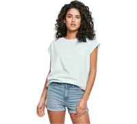 Urban Classics Frauen T-Shirt Color Melange Extended Shoulder in blau 4XL blau