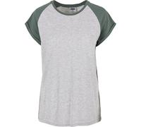 Urban Classics Ladies T-Shirt Contrast Raglan Tee, lässiges Raglan T-Shirt für Frauen, Regular Fit, erhältlich in vielen Farben, Größen XS-5XL