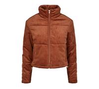 Urban Classics Ladies Corduroy Puffer Jacket in Gr. S in Braun