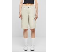 Urban Classics Ladies Cotton Cargo Bermuda Softseagrass Größe: 27 | Kurze Sporthosen Outlet | Damen