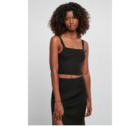 Urban Classics Ladies Cropped Knit Top Black Größe: XXL | Tanktops Outlet | Damen | Schwarz
