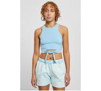 Urban Classics Damen Ladies Cropped Knot Top Balticblue-L
