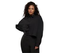Urban Classics Bluse Cropped Oversized Damen Schwarz Gr. 3XL