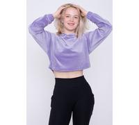 Urban Classics Cropped Velvet Oversized Sweatshirt Blau XS Frau (Herstellerartikelnummer: TB4525-00928-XS)
