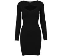 Urban Classics Frauen Kleid Cut Out in schwarz XS schwarz