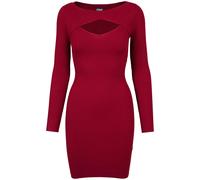 Urban Classics Frauen Kleid Cut Out in rot L rot