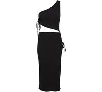 Urban Classics Ladies Cut Out Jersey Dress Mittellanges Kleid schwarz in L