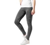 Urban Classics Ladies Denim Jersey Leggings Frauen Leggings dunkelgrau Basics, Biker, Streetwear