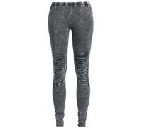 Urban Classics Damen Skinny Leggings Ladies Denim Jersey TB1056, Gr. 48 (Herstellergröße: 4XL), Grau (Darkgrey 94)