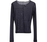 Urban Classics Longsleeve Damen Exposed Seam Mesh – 90% Polyamid, 10% Elastan – Schwarz XS