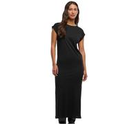 Urban Classics Damen Ladies Viscose Extended Shoulder Dress TB7437 Black-L