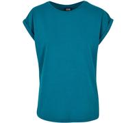 Urban Classics Damen T-Shirt Ladies Extended Shoulder Tee Watergreen-M