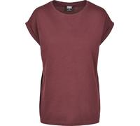 Urban Classics Ladies Extended Shoulder Tee in Gr. XL in Rot