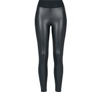 Urban Classics Ladies Faux Leather High Waist Leggings Leggings schwarz in XS