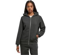 Urban Classics Kapuzenpullover Fluffy - Flauschig mit Reißverschluss - Damen 4XL Charcoal