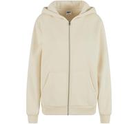 Urban Classics Herren Tb7286-ladies Fluffy Zip Hoody Sweatshirt, Whitesand, L EU