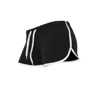 Urban Classics Ladies French Terry Hotpants TB363 (M, blk/wht)