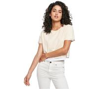 Urban Classics Ladies Full Double Layered Tee, whitesand/White, XXL