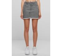 Urban Classics Damen Rock TB6833 Heavy Mini Denim – New Grey Washed – W27 – 100% Baumwolle