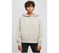 Kapuzenpullover URBAN CLASSICS "Urban Classics Damen Ladies Heavy Terry Garment Dye Hoody" Gr. XS, grau (warmgrey) Damen Pullover (15964644-XS) warmgrey