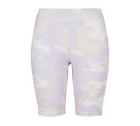 Urban Classics Ladies High Waist Camo Tech Cycle Shorts Lilaccamo Größe: S | Kurze Sporthosen Outlet | Damen | Violett