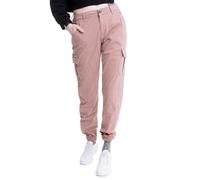 Urban Classics Damen Ladies High Waist Cargo Pants Hose, Duskrose, 26 EU