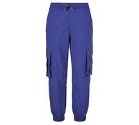 Urban Classics Ladies High Waist Crinkle Nylon Cargo Pants Bluepurple Größe: L | Cargohosen Outlet | Damen | Blau
