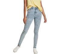 Urban Classics Ladies High Waist Skinny Jeans Light SkyBlue Acid Washed 28/30