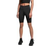 Urban Classics Ladies High Waist Tech Mesh Cycle Shorts Black S