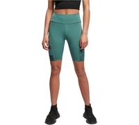 Urban Classics Ladies High Waist Tech Mesh Cycle Shorts in Gr. M in Violet