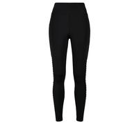 Urban Classics Ladies Highwaist Biker Tech Mesh Leggings in Gr. XS in Schwarz